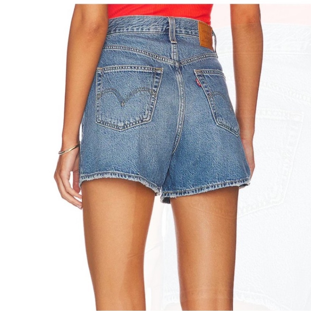Levi’s premium high loose shorts size 25